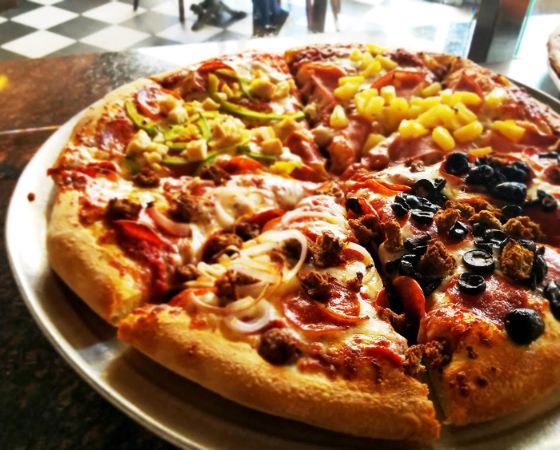 Image: Half & Half Pizza